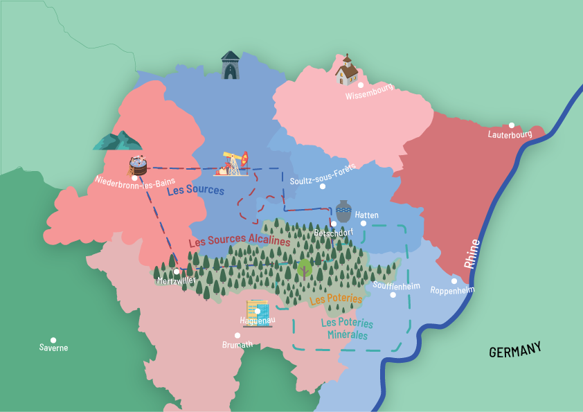 Map of the Lithium de France's PER