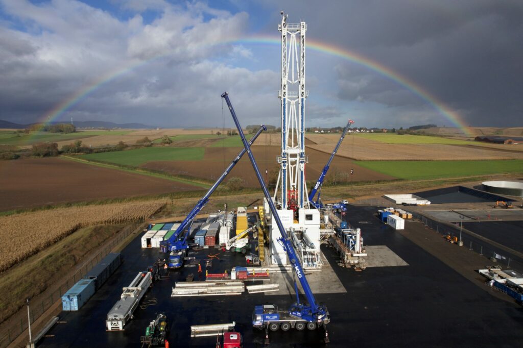 1er site de forage à Schwabwiller - Projet Lithium de France